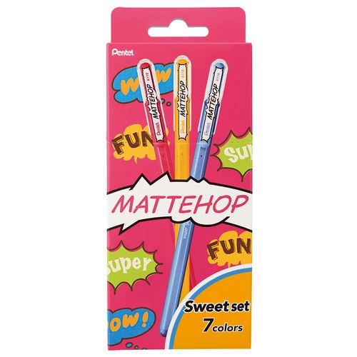MATTEHOP Ballpoint Pen 7pcs Set Sweet