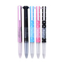 Uni Style Fit 3-Colour Ballpoint Pen Barrel with Grip Metallic Pink