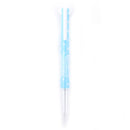 Uni Style Fit 3-Colour Ballpoint Pen Barrel with Grip Blue & Polka Dots