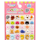 Stickers (Animal/Food/3-Types/14x6cm (1sh))