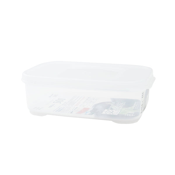 Plastic Food Container (Polyethylene/Polypropylene/Small/Shallow/Rectangle)