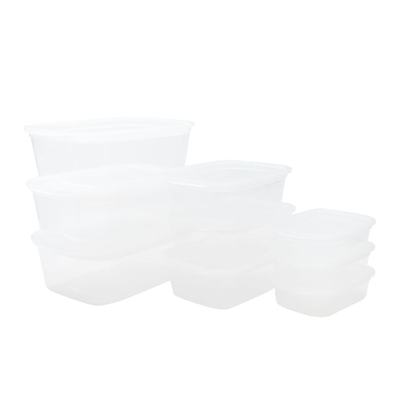 Food Container (PP/140mL, 400mL, 950mL/9pcs)