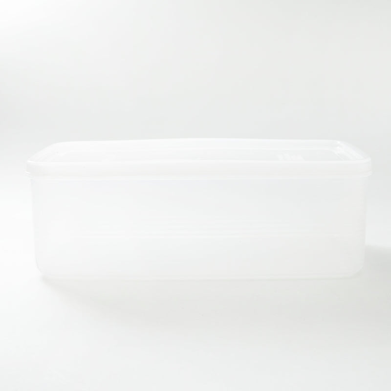 Plastic Container - 1.4L (Food/Rectangle/CL/21.8x11.5x7.5cm / 1.4L)