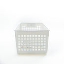 White Long Basket with Label