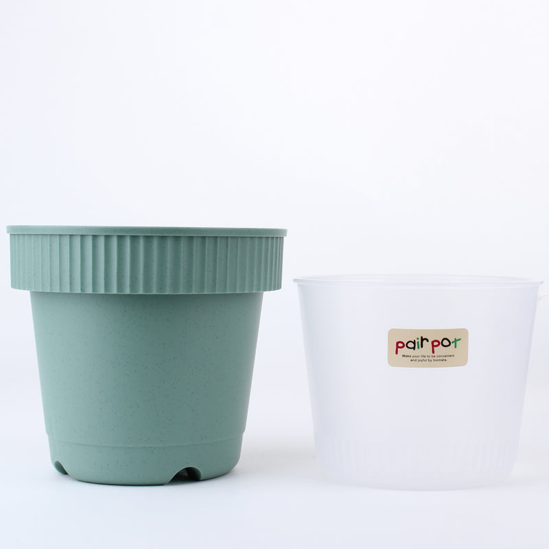 double layer plant pot Double Layer Flower Pot d13.2cm