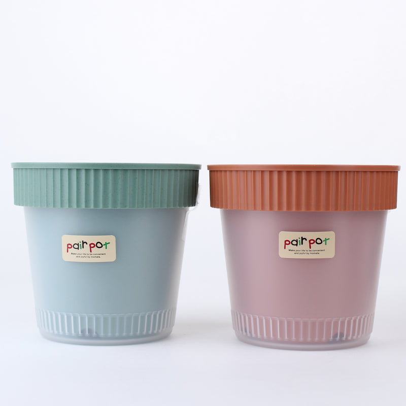 double layer plant pot Double Layer Flower Pot d13.2cm