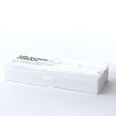 2-Level White Pencil Case