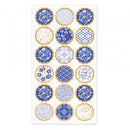 NB Foron Large Cute & Elegant Stickers Indigo