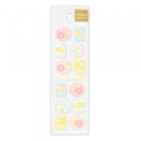 NB Foron Clear Glitter Stickers Flowers