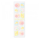 NB Foron Clear Glitter Stickers Flowers