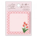 NB Pale Floral Sticky Notes (30 Sheets) Tulip