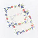 NB Pale Floral Sticky Notes (30 Sheets) Berries