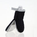 Oven Mitt with String (Women/Black/17x11cm) Individual Package