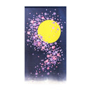 Japanese Style Moonlight Cherry Blossom Noren Curtain 