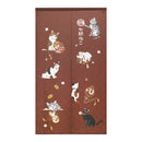 Japanese Style Lucky Beckoning Cat Noren Curtain 