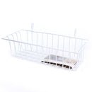 White Wire Basket (13x30x8cm)