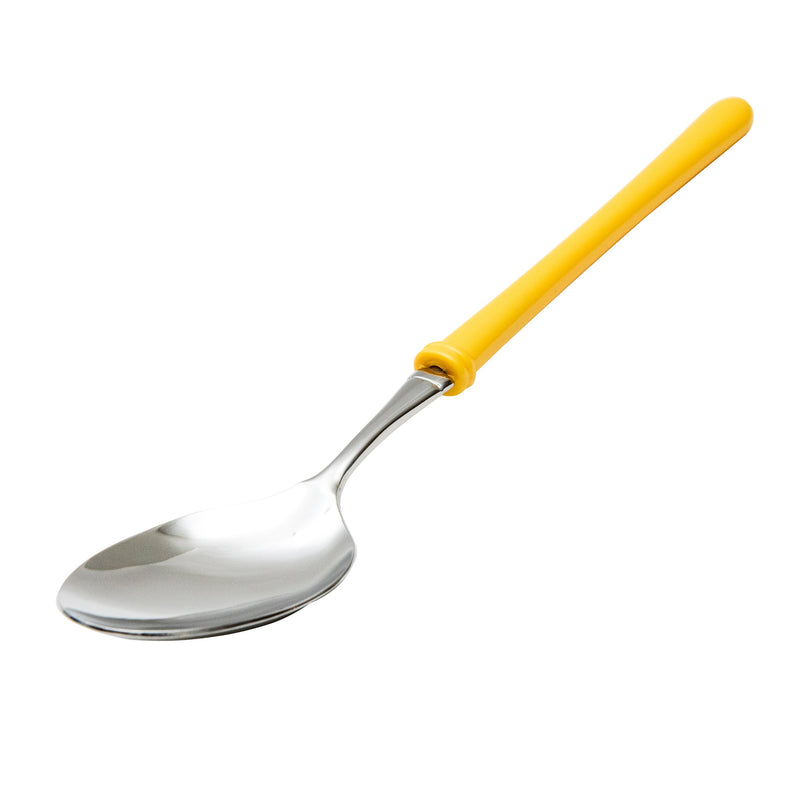 Dessert Spoon (Stainless Steel/ABS/18.3cm/SMCol(s): Yellow)