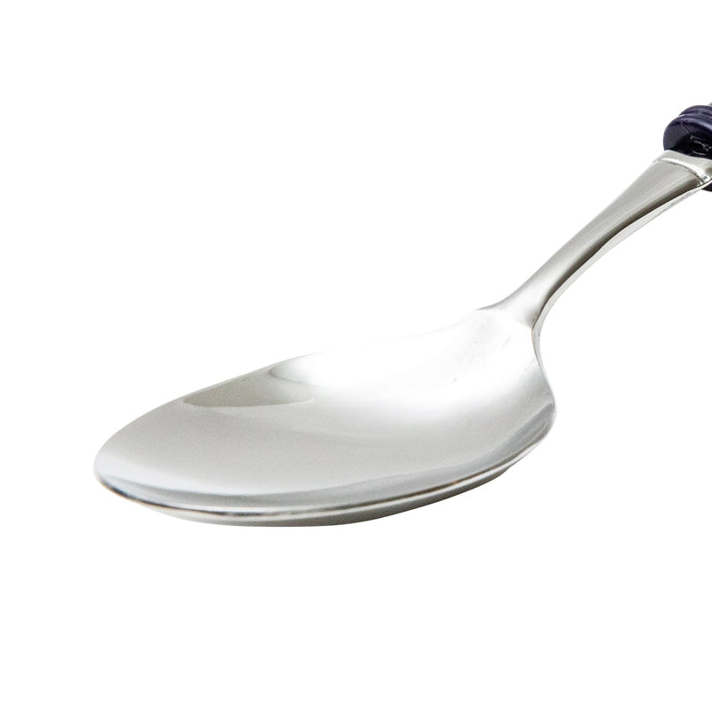 Dessert Spoon (Stainless Steel/ABS/18.3cm/SMCol(s): Navy)