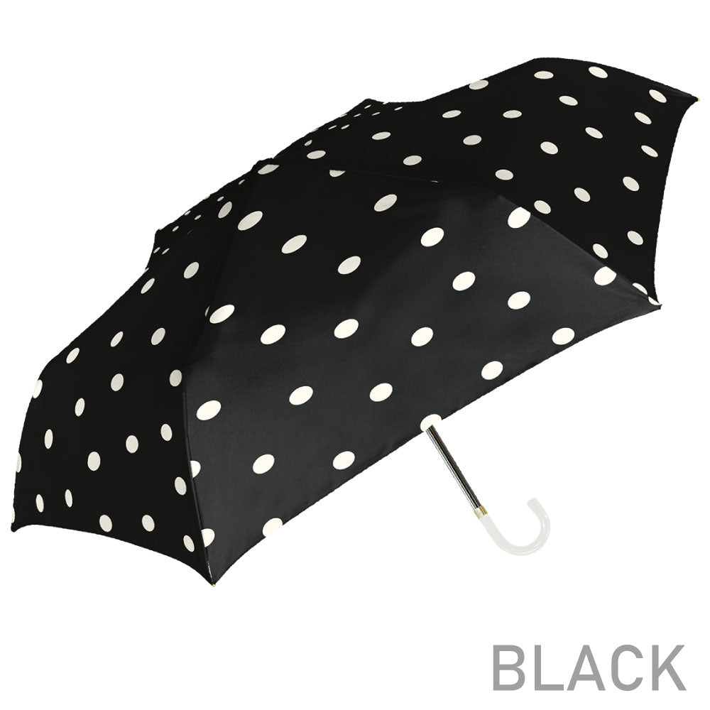 Nakatani Natural Basic Nuance Dot Foldable Umbrella | Oomomo