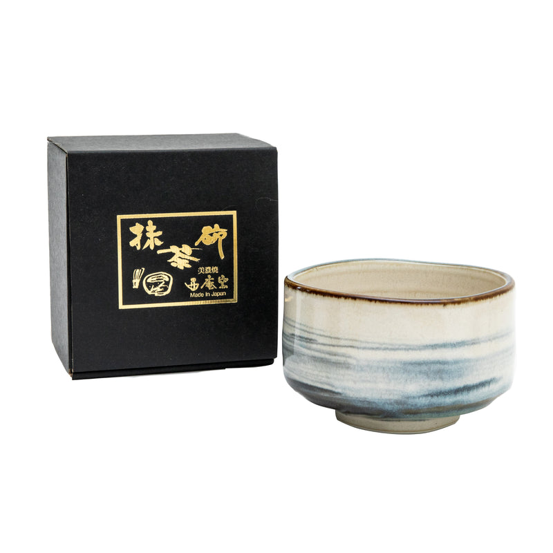 Haruka Mino Ware Porcelain Matcha Tea Bowl  7.5cm dia.12cm