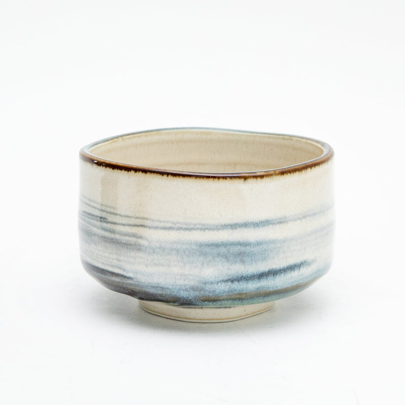 Haruka Mino Ware Porcelain Matcha Tea Bowl  7.5cm dia.12cm