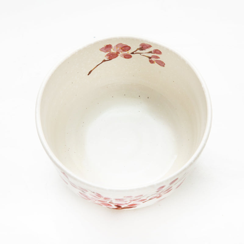 Cherry Blossom Gold-painted Ceramic Bowl  7cm dia.11.2cm   300 g