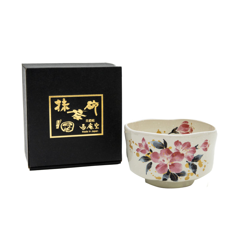 Azalea Gold-painted Ceramic Bowl  7cm dia.11.2cm   300 g