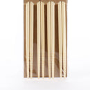 4-pair 33cm Long Wooden Chopsticks with Stripes Individual Package