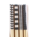 4-pair Long Bamboo Chopsticks Individual Package