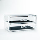 Makeup Organizer (PS/2-Drawer/10x19x9cm/SMCol(s): Clear)