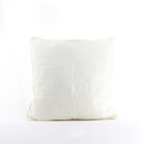 Ivory Cushion Throw Pillow Cover with Piping (45x45cm)