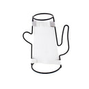 Stainless Steel Teapot Sahped Wire Vase 