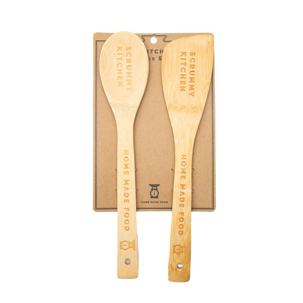 Kitchen Utensil Set (Bamboo/2pcs)