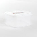 Plastic Food Container (Microwavable/Square/CL/14.2x12.6x7cm / 900mL)