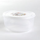 16.8cm Plastic Food Container (Microwavable/Round/CL/8.4x?16.8cm / 1.3L)