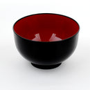 16.0cm Black & Red Lacquer Bowl Individual Package