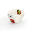 7.9cm Square Bowl 120mL (3pcs)) Individual Package
