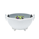 Colander (PP/Spin Wheel/Heat Resistance: 120?/L/3.4L/Ø23cm/Kokubo/SMCol(s): Grey,White)