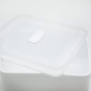 Food Container (PP/With Air Valve/Microwave & Dishwasher Safe/Temperture Resistance: -20? to 140?/Stackable/440mL/12x10x5.5cm/Kokubo/HAUS/SMCol(s): White)