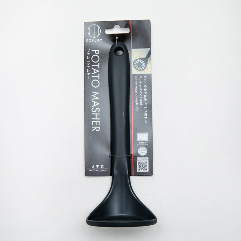 Potato Masher (Nylon/Dishwasher Safe/7.8x9x21cm/Kokubo/Chef's/SMCol(s): Black)