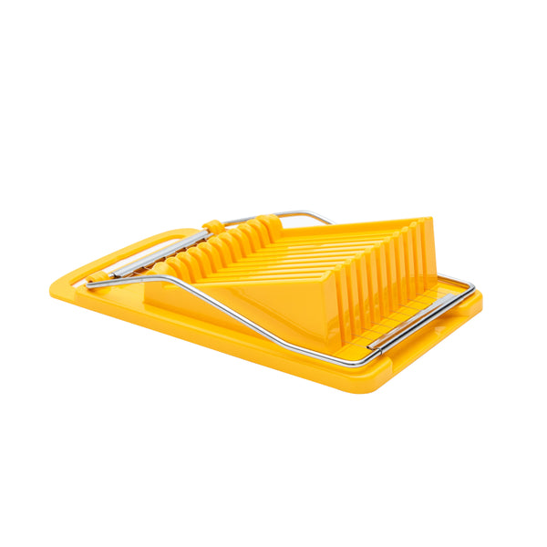 Luncheon Meat Slicer (ABS, Stainless Steel/Cuts 11 Slices 8mm Thick/Heat Resistance: 90?/25x16.5x5cm/Kokubo/SMCol(s): Yellow)
