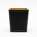 Kokubo STYLE VI 2 4 Compartments Desk Organizer Black,Yellow