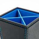 Kokubo STYLE VI 2 4 Compartments Desk Organizer Black,Blue
