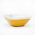 13.5cm Kokubo KOKU Melamine Square Small Bowl Mustard Yellow