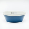 14.0cm Kokubo KOKU Round Deep Melamine Plate Iron Blue