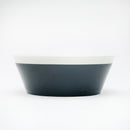 14.0cm Kokubo KOKU Round Deep Melamine Plate Steel Grey
