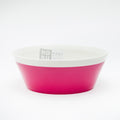 14.0cm Kokubo KOKU Round Deep Melamine Plate Magenta Pink