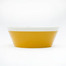 14.0cm Kokubo KOKU Round Deep Melamine Plate Mustard Yellow