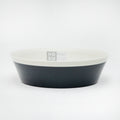 18cm Kokubo KOKU Melamine Round Deep Plate Steel Grey