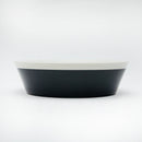 18cm Kokubo KOKU Melamine Round Deep Plate Steel Grey